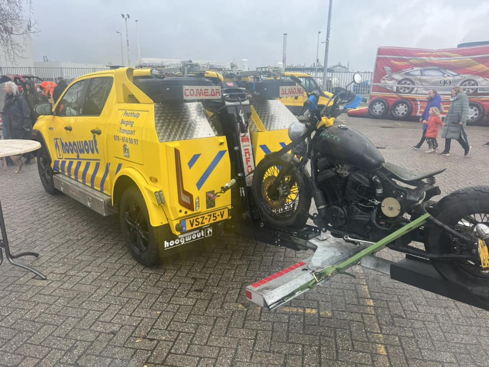 Pech-hulp motorfiets